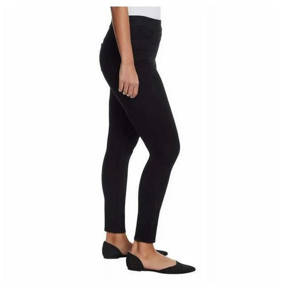 Gloria Vanderbilt Women's Pull-on Comfort Jeans High Rise - Black - Picture 2 of 3